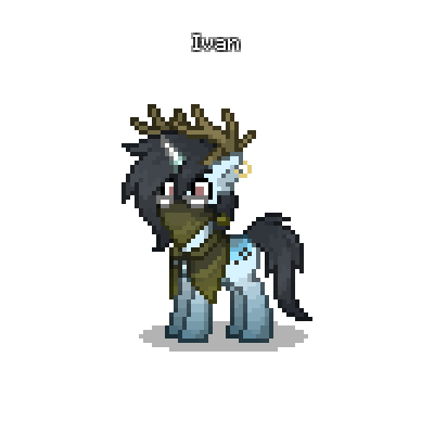 Ivan the halfpony, a Ponyville avatar.